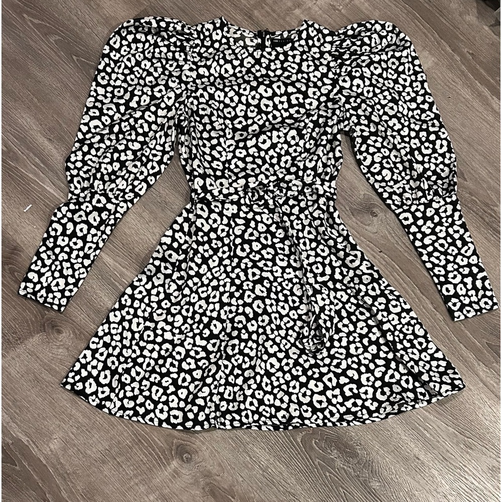 ASOS design puffy sleeves dress